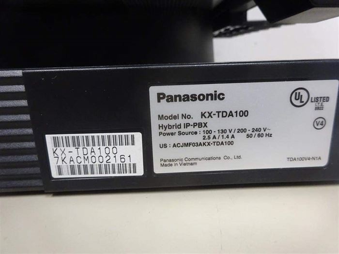 Panasonic KX-TDE100 System KX-TDE100 PABX